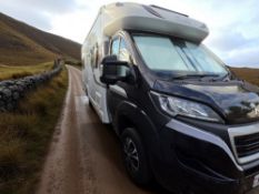 ONLY 3700 MILES!!! 2023 PEUGEOT ELDDIS EVOLUTION 196 2.2 DIESEL 6-SPEED MANUAL MOTORHOME – BLACK