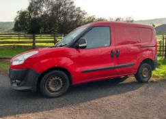 **(ONLY 67 K MILEAGE)** 2013 FIAT DOBLO 1.3 MULTIJET 16V SHORT WHEELBASE PANEL VAN