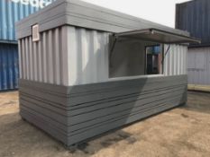 16FT X 8FT SHIPPING CONTAINER – STREET FOOD / COFFEE SHOP / FOOD KIOSK