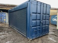 20FT X 8FT ROLLER SHUTTER SHIPPING CONTAINER