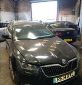 2014 SKODA SUPERB ELEGANCE TDI CR S-A – 2.0 DIESEL SEMI-AUTO ESTATE - NO VAT ON HAMMER
