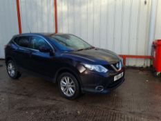 2014 NISSAN QASHQAI ACENTA PREMIUM DCI – BLACK >>--NO VAT ON HAMMER--<<