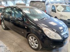 2008 VAUXHALL CORSA DESIGN – 1.4L PETROL – MANUAL – HATCHBACK >>--NO VAT ON HAMMER--<<