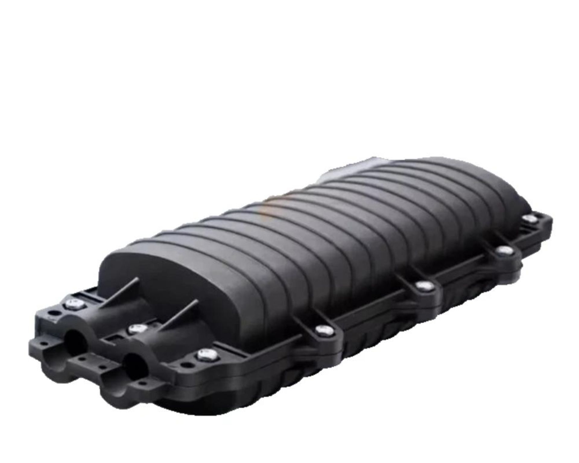 10X 24 CORE OPTICAL FIBER SPLICE CLOSURE BOX 2 IN 2 OUT WATERPROOF, OUTDOOR, DURABLE