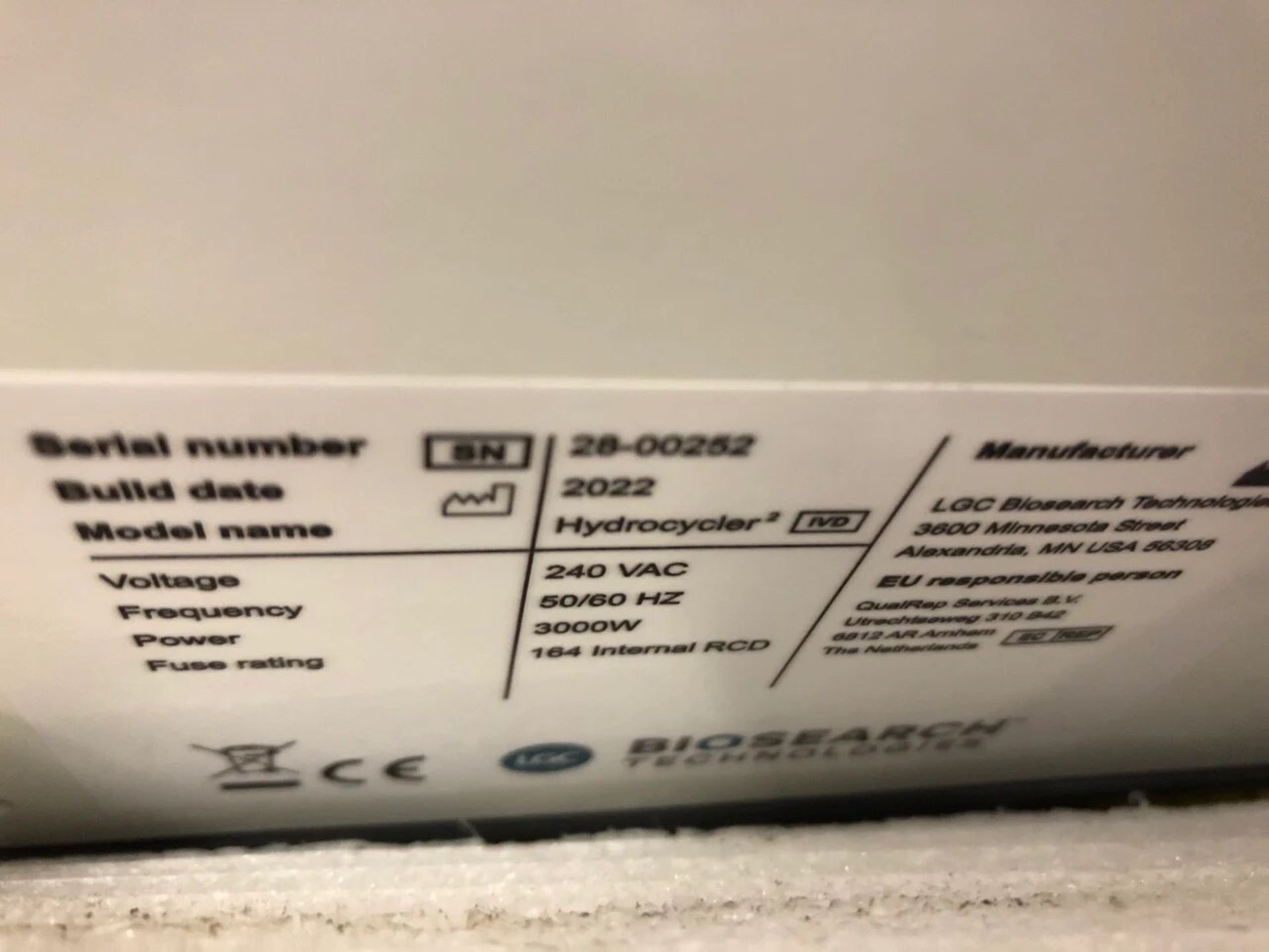 HYDROCYCLER2™ – WATER BATH THERMAL CYCLER FOR PCR RRP £15K+ - Image 4 of 8