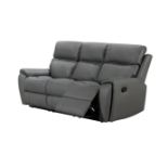 LUXURY COMFORT AT HOME – BRAND NEW 3-SEATER GRAY RECLINER SOFA