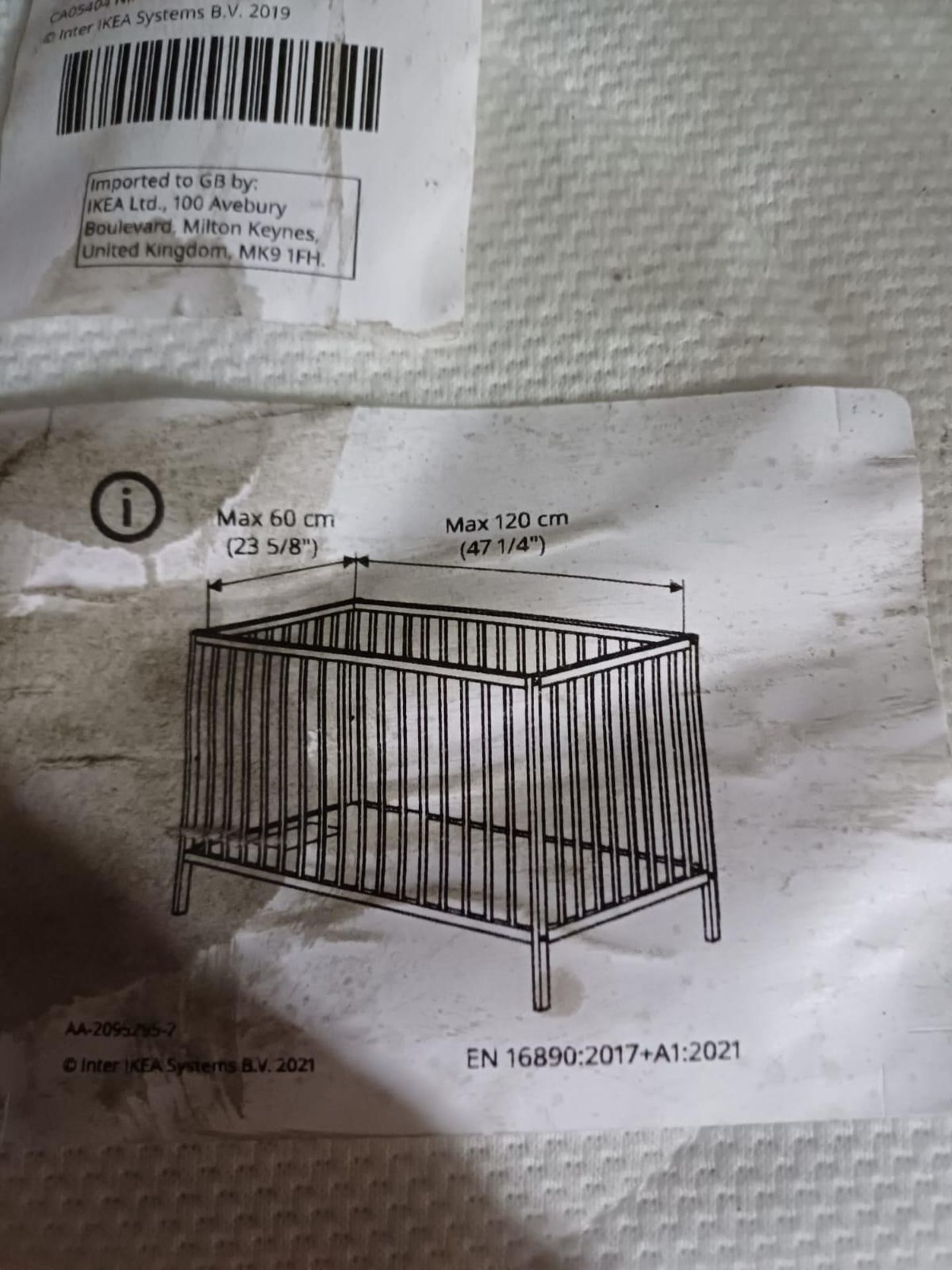 350X BRAND NEW IKEA COT BED MATTRESSES - Image 5 of 6