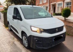 2021 PEUGEOT PARTNER PROFESSIONAL L1 BLUEHDI VAN >>--NO VAT ON HAMMER--<<