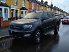 **(ONLY 75K MILEAGE)** 2018 FORD RANGER WILDTRAK 3.2 TDCI AUTO 4X4 >>--NO VAT ON HAMMER--<<