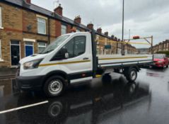 **(ONLY 79K MILEAGE)** 2021 FORD TRANSIT 2.0 ECOBLUE 130BHP L4H1 ALLOY DROPSIDE – EURO 6