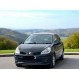 2006 RENAULT CLIO 1.2 16V EXTREME – 3DR HATCHBACK – BLACK >>--NO VAT ON HAMMER--<<