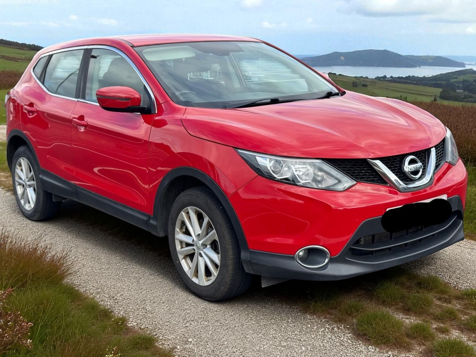 2015 NISSAN QASHQAI ACENTA DIG-T 1.2 PETROL SUV – MANUAL – RED>>--NO VAT ON HAMMER--<< - Image 3 of 14