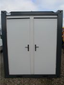 ADACON 2.1M X 1.35M DOUBLE TOILET BLOCK – SECURE SHIPPING CONTAINER