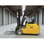 **(INCLUDES CHARGER)**2012 YALE ERP18VT ELECTRIC FORKLIFT – 1.8 TONNE – TRIPLEX MAST