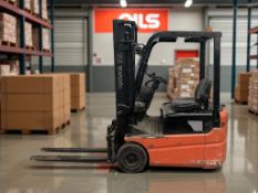 **(INCLUDES CHARGER)**2003 TOYOTA FBESF15 ELECTRIC FORKLIFT – 1.5 TONNE – STANDARD MAST
