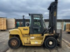 2012 YALE GDP100 DIESEL FORKLIFT – 10,000 KG CAPACITY – 8,000 HOURS – 4,650 MM LIFT