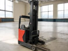 **(INCLUDES CHARGER)**2015 LINDE R14-01 ELECTRIC REACH TRUCK