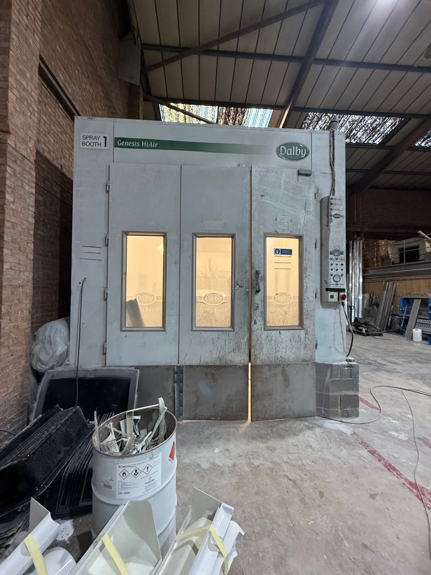 DALBY HI GENESIS COMMERCIAL SPRAY BOOTH MEASURING APPROX 9M X 4.5M - Image 3 of 7