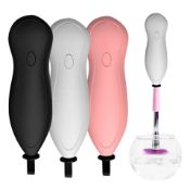 50 X ELECTRIC MAKE UP BRUSH CLEANER WITH ACCESSORIES 3 COLOURS - RRP £500