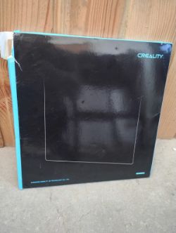 CREALITY 345X330MM GLOSSY PEI PRINT PLATFORM, NEW.