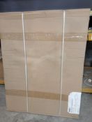 WICKES WHITE GRP LH OFFSET QUADRANT SHOWER TRAY 160579