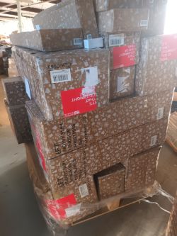 CHRISTMAS JOB LOT 16 CHRISTMAS TREES + 9 BRANCH TWIG LIGHT UP TREES - CUSTOMER RETURNS