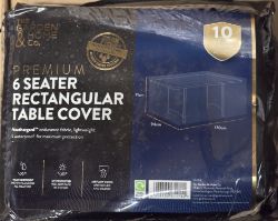 JOB LOT OF 8 PREMIUM 6 SEATER RECTANGULAR TABLE COVER MASSIVE RE SALE POTENTIAL