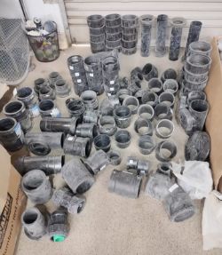 ELECTRO FUSION WELD BLACK FITTINGS / CONNECTORS - TOP BRANDS - ALL IN PICTURES