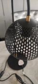 CHELSOM HARLEQUIN TABLE LAMP ,BEDSIDE LAMP OFFICE DESK LIGHT BLACK NEW BOX