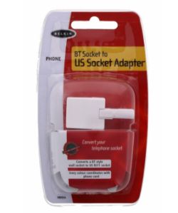 1000 X BELKIN BT SOCKET TO US/RJ11 SOCKET ADAPTER (10)