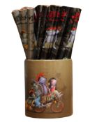 10X BOXES OF WILDES GESOX BIG PENCILS BY DEPESCHE GERMANY – FUN CHARACTER DESIGN – 320 TOTAL