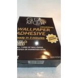 LARGE LOT GLAMOUR WALLPAPER ADHESIVE EXTRA STRONG VINYL VLIES READY IN 3 MINUTES ADHES NEW BOX