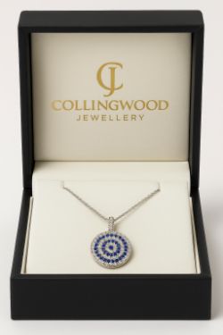 18CT YELLOW GOLD CUBIC ZIRCONIA PENDANT & CHAIN INSURANCE VALUE CERTIFICATED £1490