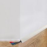 49 BXS OF 12 PCS STICKATAK TIDYWIRE - FLOOR TRIM FOR WIRES- 2M LENGTHS