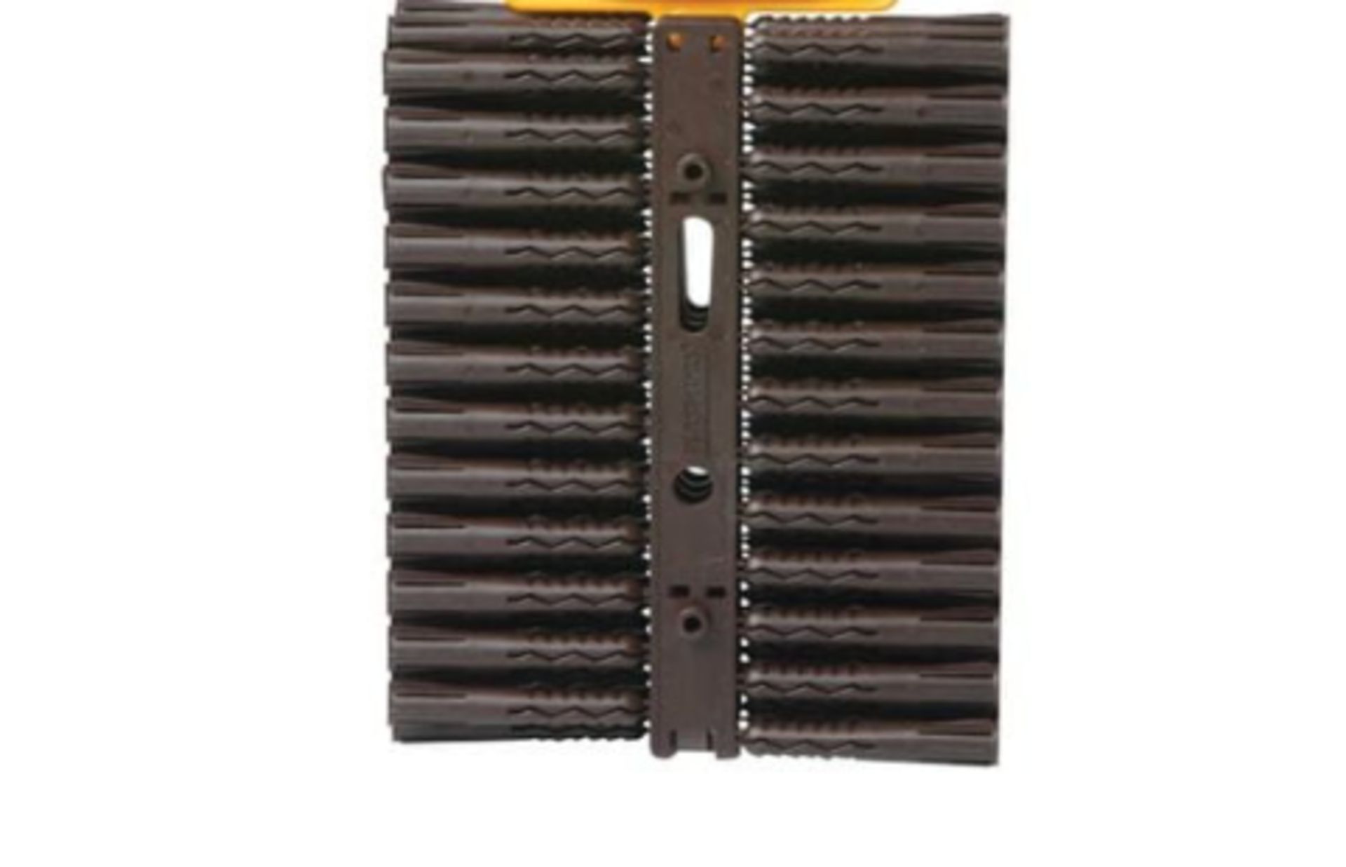 2 BOXES OF PLASPLUGS SUPER GRIP CONCRETE AND BRICK FIXINGS DARK BROWN 50 PLUGS PER STRIP