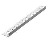 397 X 8MM G304 S/STEEL ROUND EDGE TRIM LENGTH 2.44M