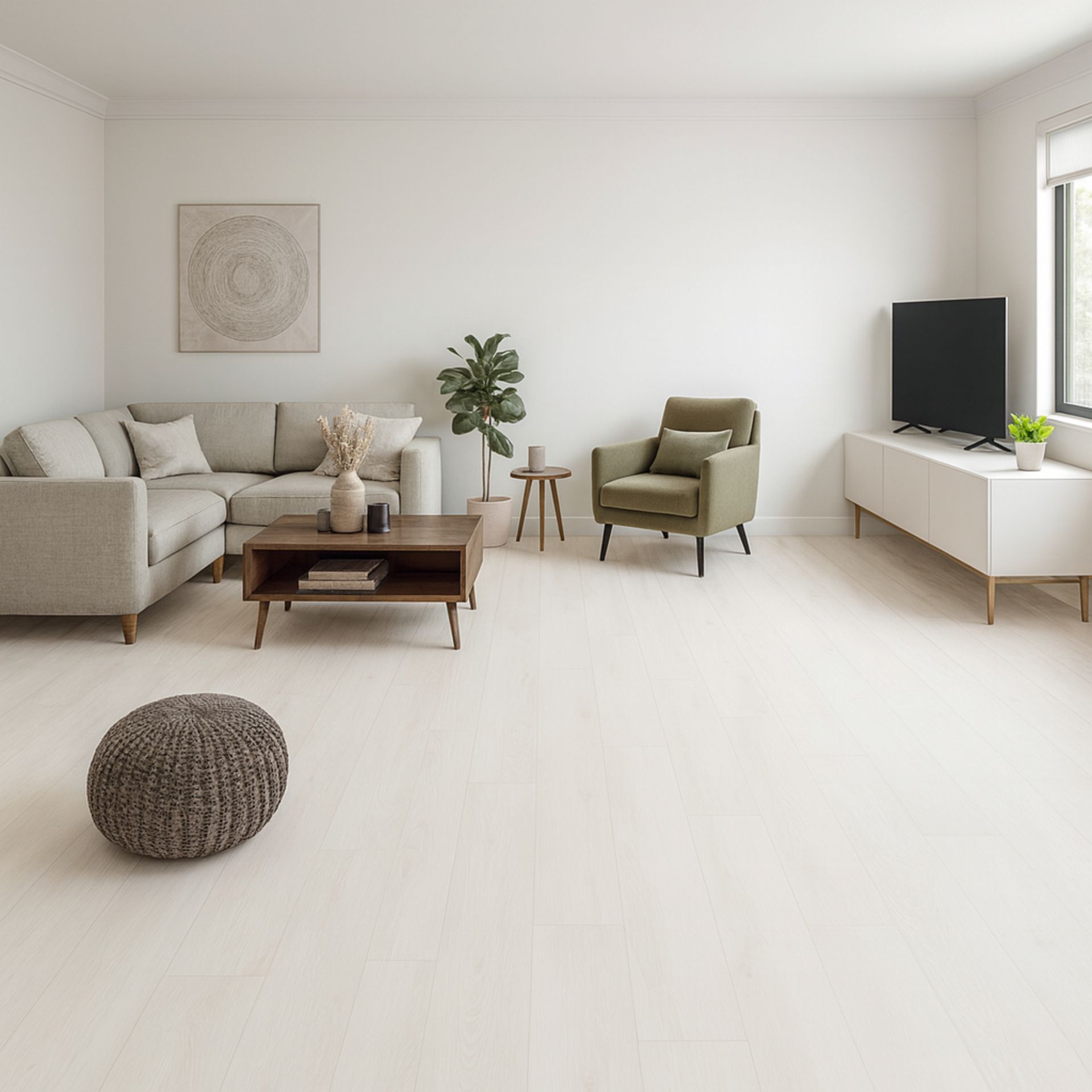 30 X BOXES (125.4M2) VICTORIA DESIGN FLOORS LANDSCAPE GLUEDOWN LVT HIDEAWAY WHITE - RRP £6,200
