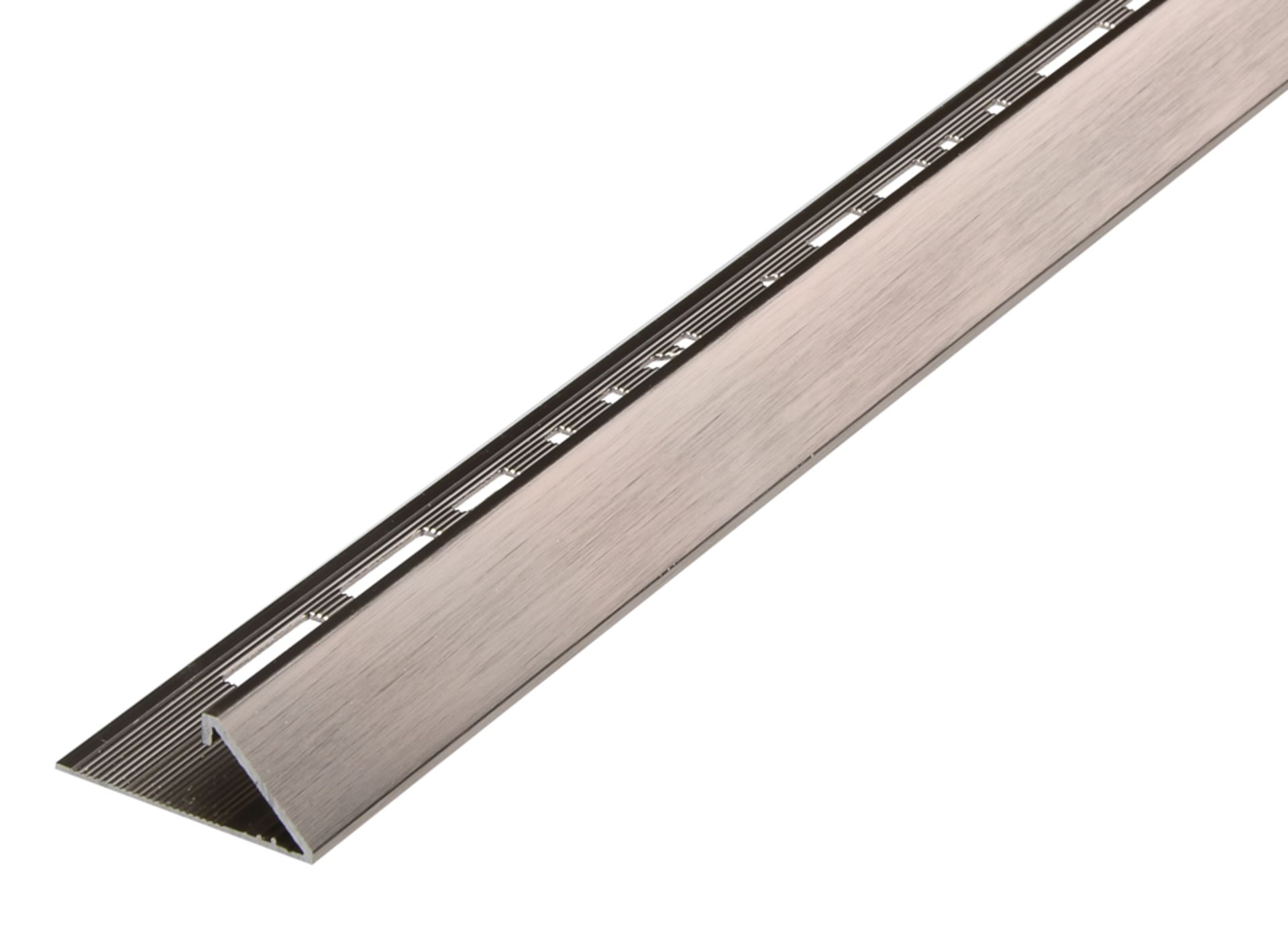 500 X 12MM TRIANGULR STAINLESS EFFECT TRIM LENGTH 2.44M - Image 2 of 2