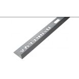 240 PIECES OF 8MM METAL STRAIGHT EDGE GUN METAL GREY 1.83M