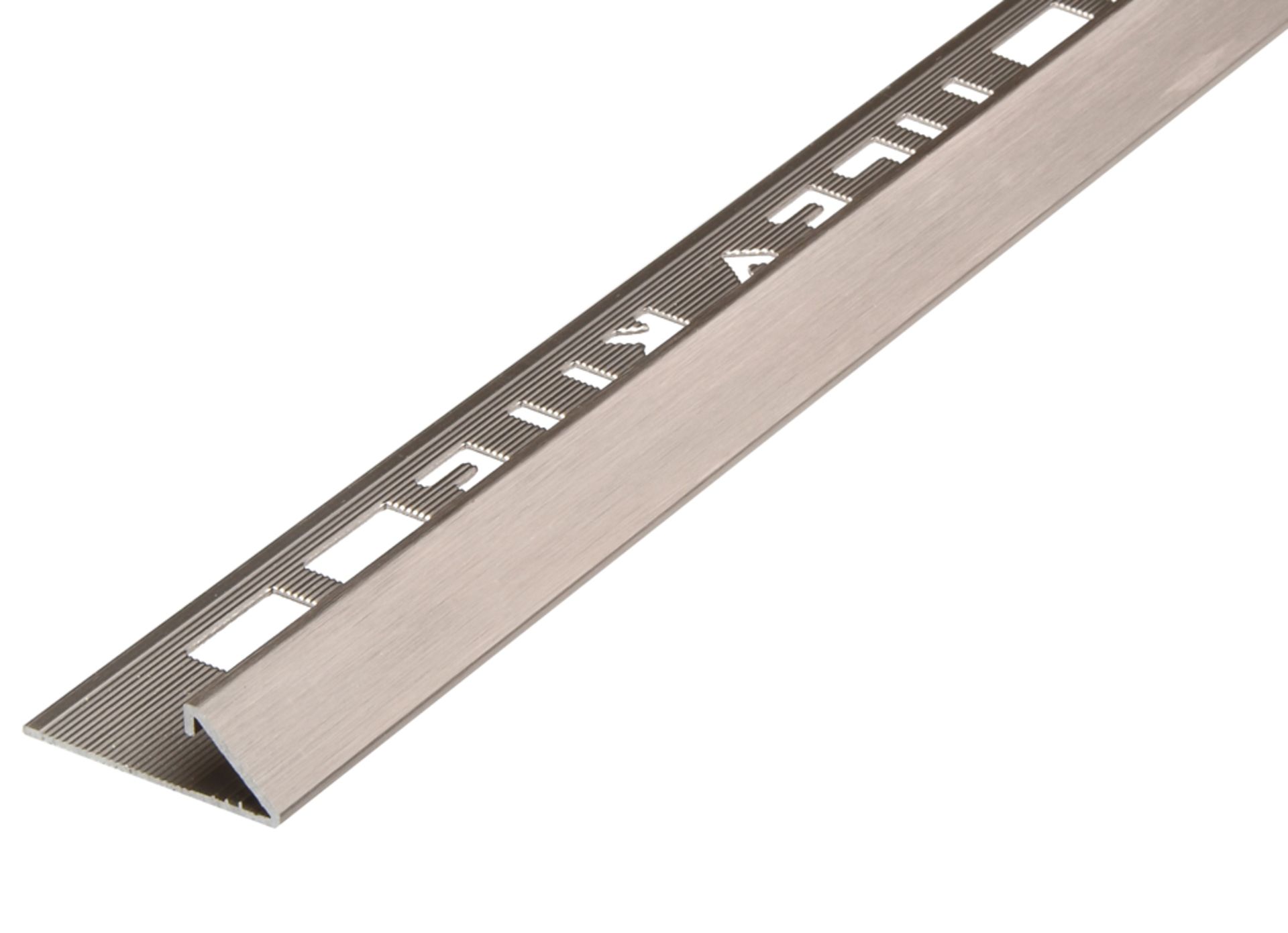 500 X 10MM TRIANGLE TRIM STAINLESS STEEL EFFECT LENGTH 2.44M