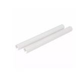 175 X WHITE PLASTIC PIPE COVERS FOR PIPES UP TO 15MM (PK OF 2)