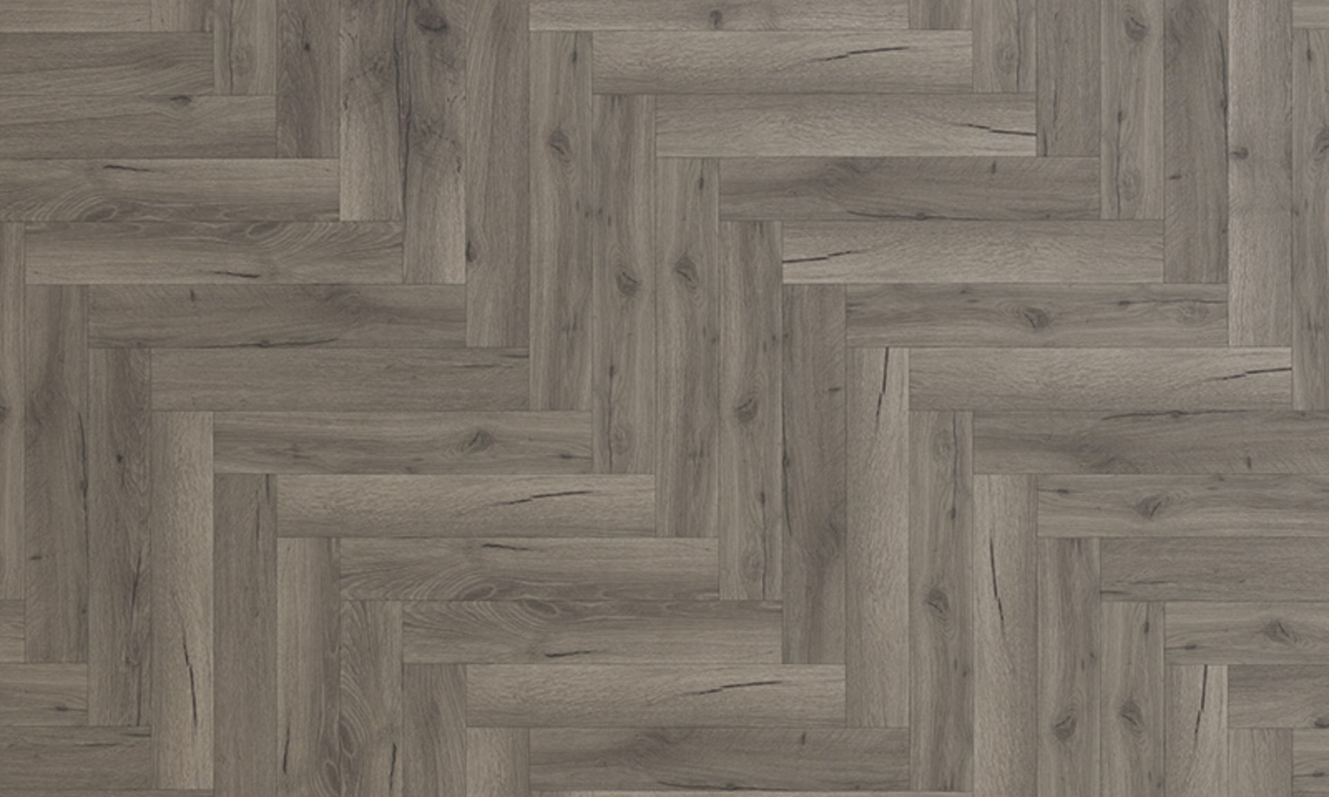 48 X PACKS (123.36M2) PREMIUM 8MM HERRINGBONE LAMINATE FLOORING DARK GREY OAK RRP £4,000
