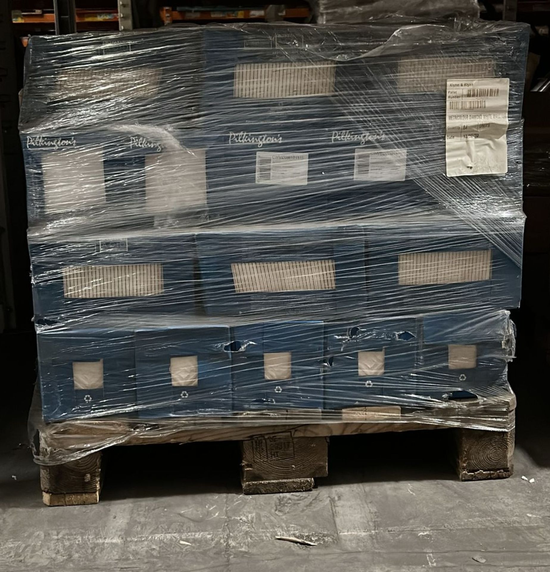 84 BXS PILKINGTON'S DIAMOND WHITE WALL TILES GLOSS FINISH 150X150MM (6X6") - Image 2 of 2