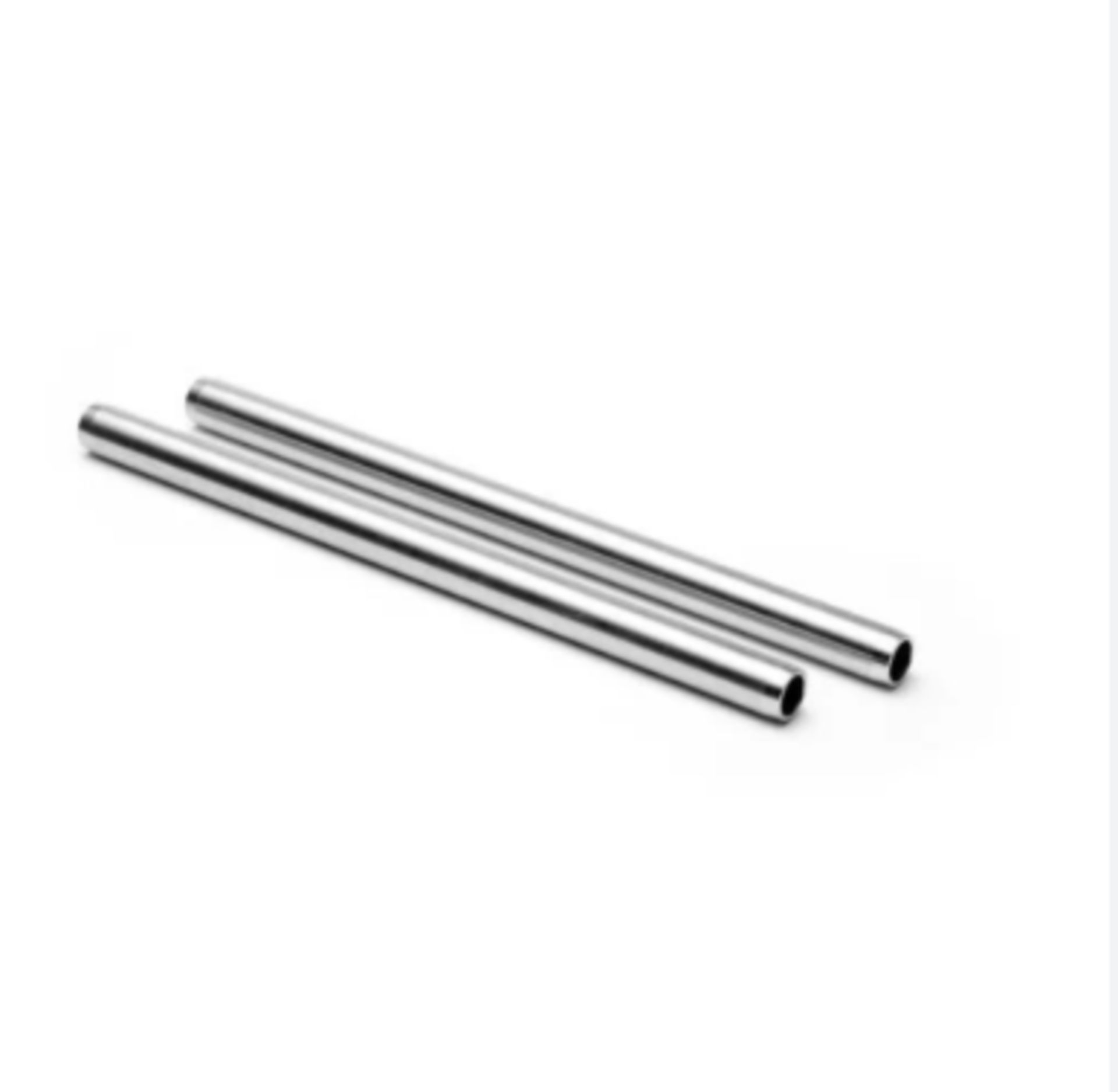 300X SILVER PLASTIC PIPE COVERS (2 PER PACK)