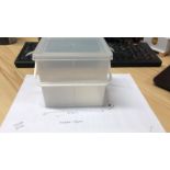 750X LARGE PLASTIC BOX AND LID - 40 UNITS PER BOX