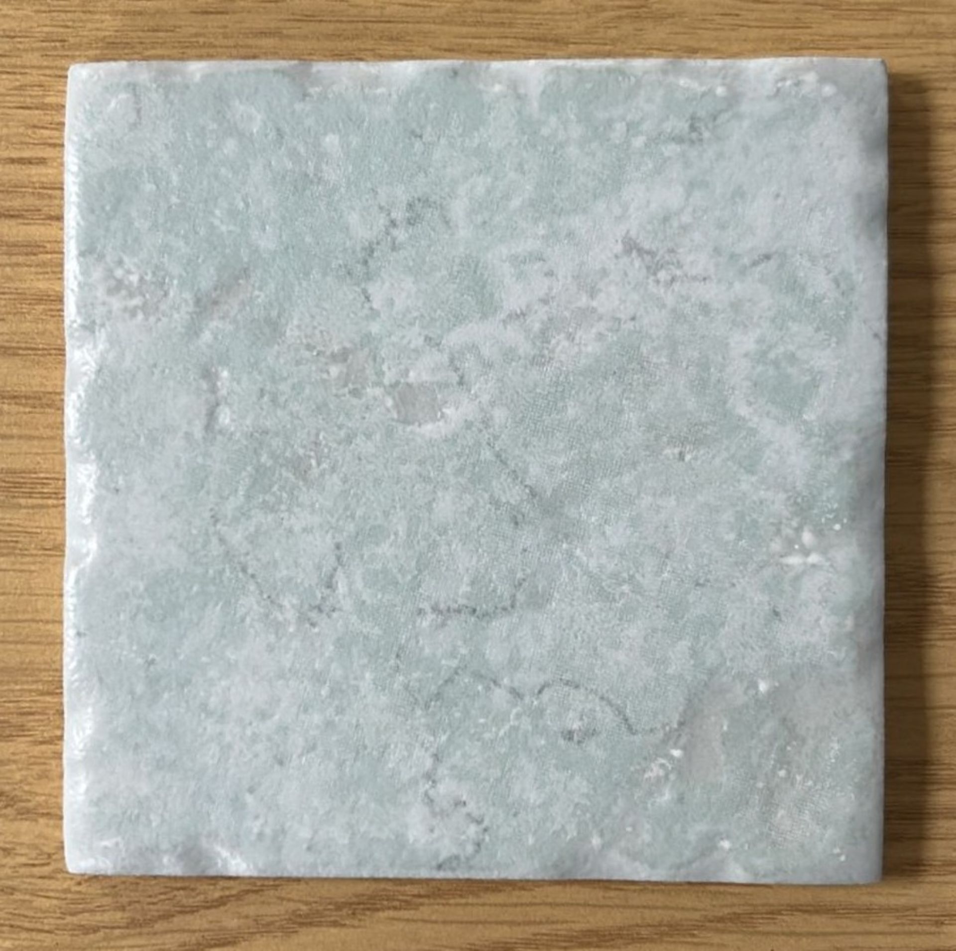 288 BXS LAURA ASHLEY MILFORD DUCK EGG WALL TILES 10X10CM (APRROX 4X4")