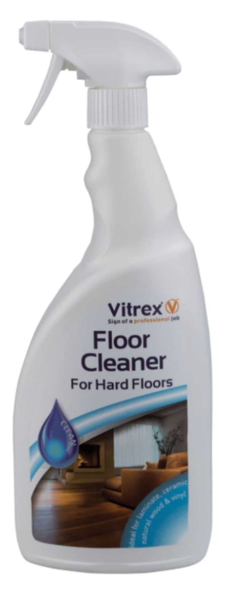 1X PAELLET CONTAINING 360 VITREX HARD FLOOR CLEANER (12X1L)