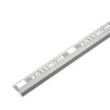 650 PIECES OF HOMELUX 9MM STAINLESS STEEL EFFECT SQUARE EDGE 2.44M