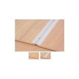 450 PIECES OF SMOOTH FLOOR COVER STRIP SILVER - 0.9M LENGTH