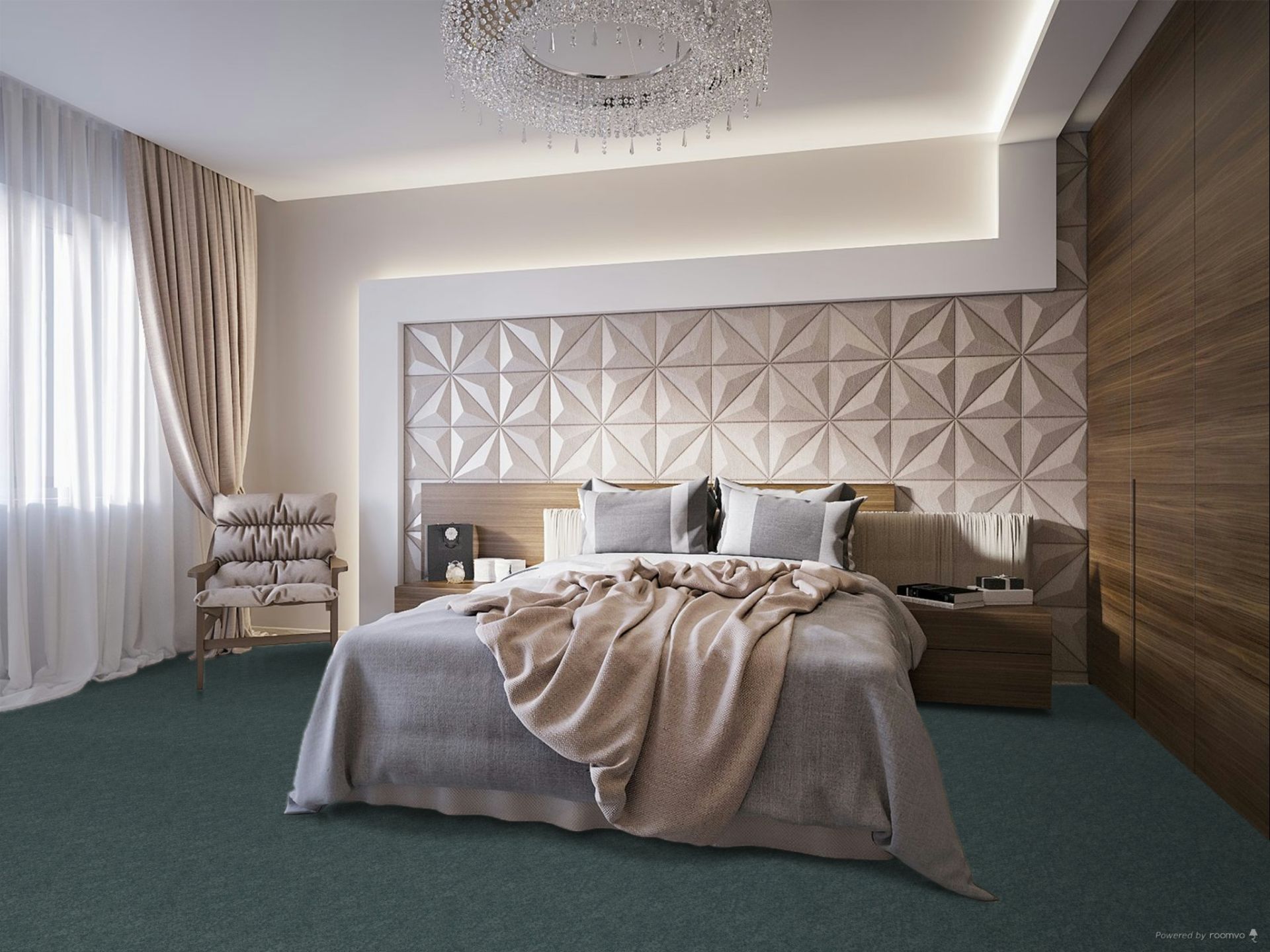 100M2 (25M X 4M) SUPER LUXURY DENSE SHEER INDULGENCE CARPET CAPE VERDE RRP £3,000 - Image 2 of 2